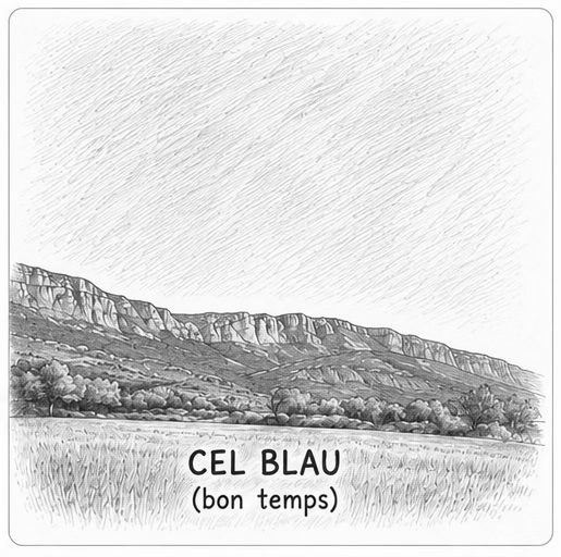 Cel blau