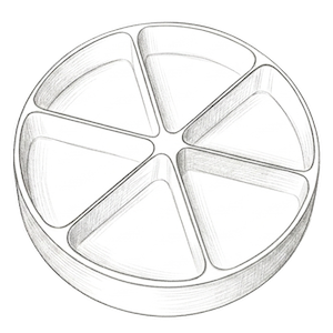 Roda de formatgets del joc de natura sense formatgets completats